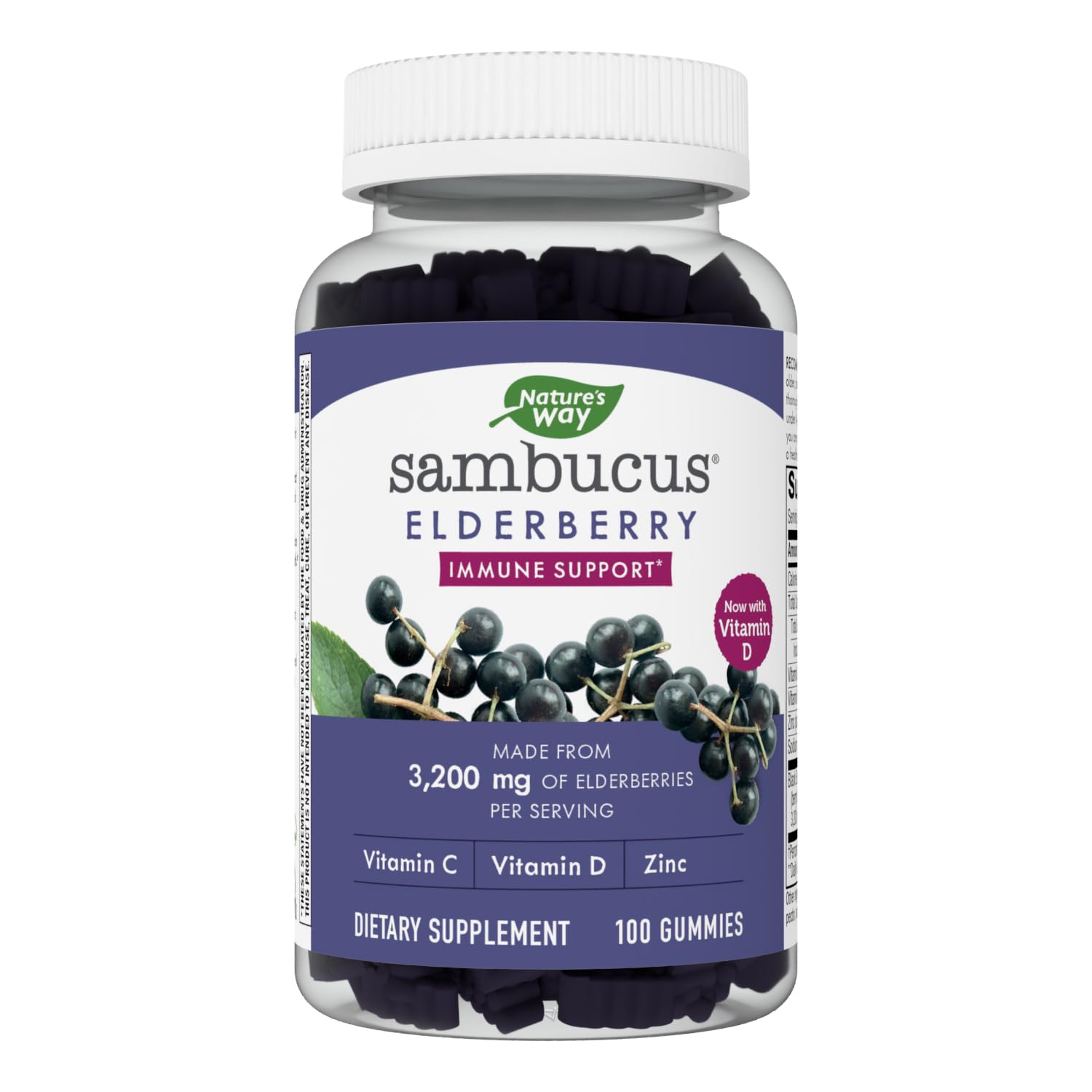 Nature's Way Sambucus Elderberry Gummies - Immune Support Supplement for Kids Nature's WayAu supplements