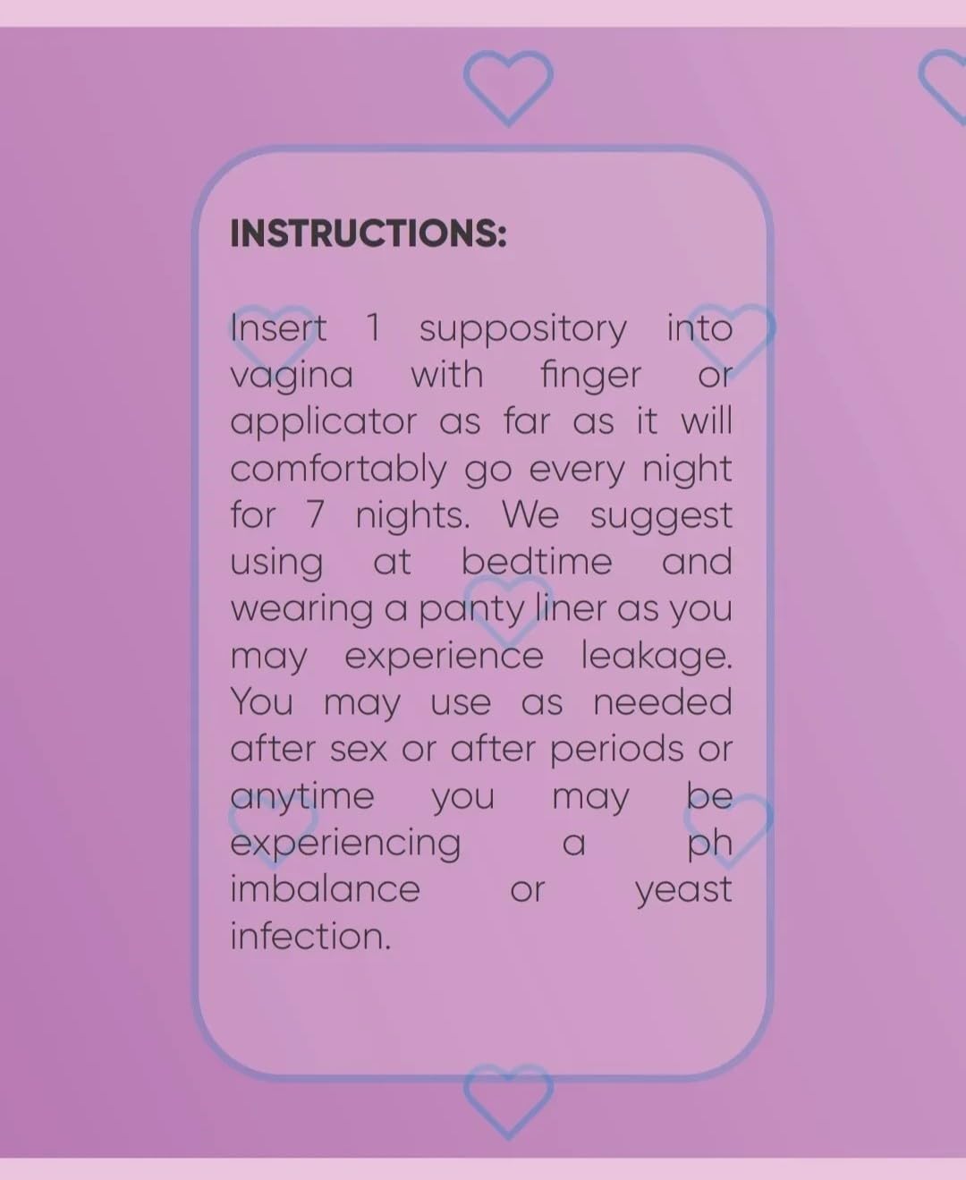 HerSheMe Boric Acid Vaginal Suppositories HerSheMeAu supplements