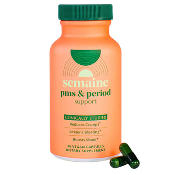 PMS & Period Relief - Menstrual Cramp Relief: No More Period Cramps, Mood Swings, or Bloating SemaineAu supplements