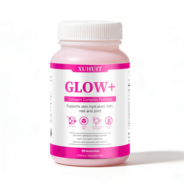 PBZPBZ Glow Collagen Gummies with Hyaluronic Acid & Resveratrol | Gentle Support for Skin, Hair & Nail Care | Non-GMO | 90 Count (1) PBZPBZAu supplements