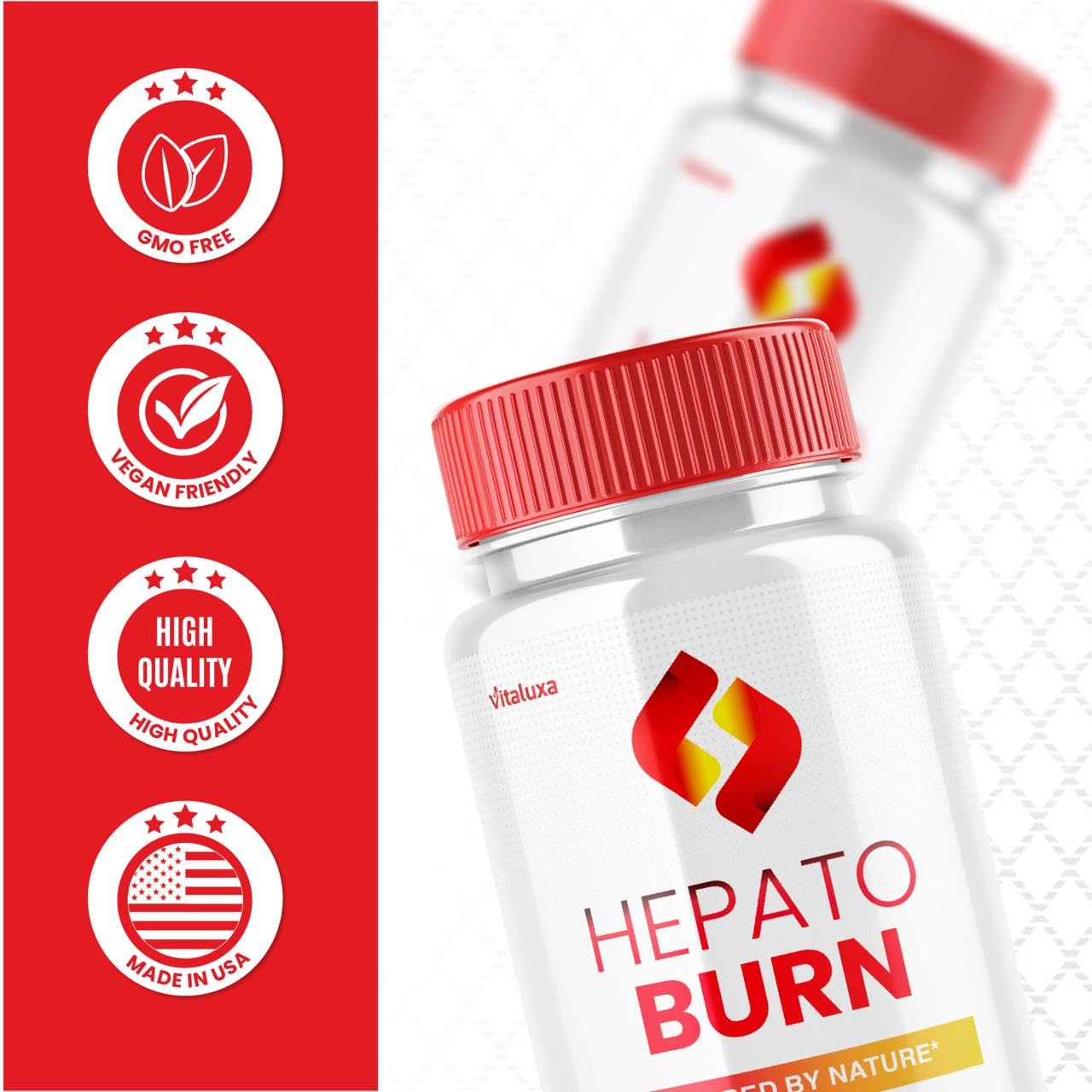 (3 Pack) Hepato Burn Capsules - HepatoBurn Supplement Pills Advanced Formula Wait Premium Blend All Natural Loss Support for Men Women, Hepataburn Reviews Maximum Strength Burner Health (180 Capsules) VitaluxaAu supplements