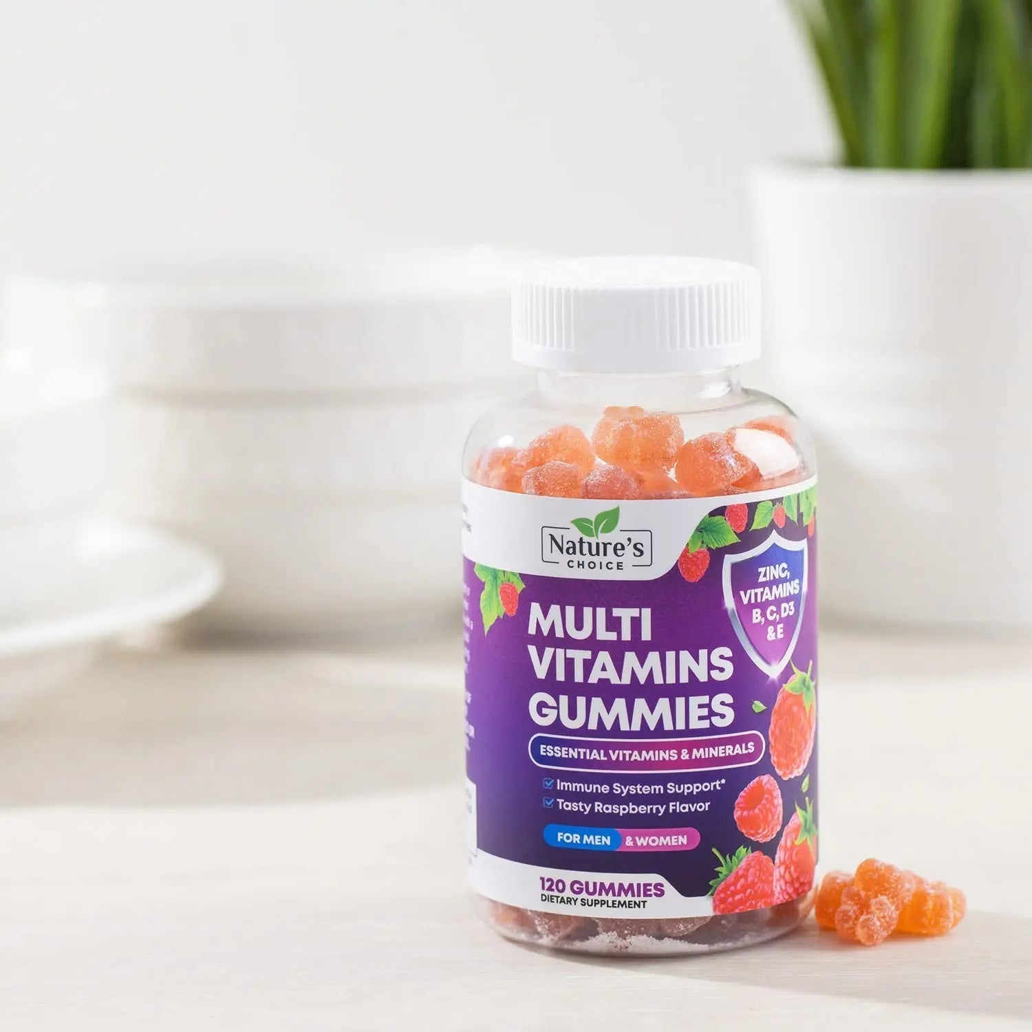Multivitamin Gummies for Adults - Complete Adult Multivitamins Gummy with Essential Vitamins A, C, D, E, & High Potency B12 for Women & Men Nature's ChoiceAu supplements