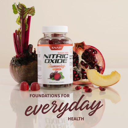 Snap Supplements Nitric Oxide Beet Root Gummies - Support Healthy Blood Circulation Snap SupplementsUS supplements