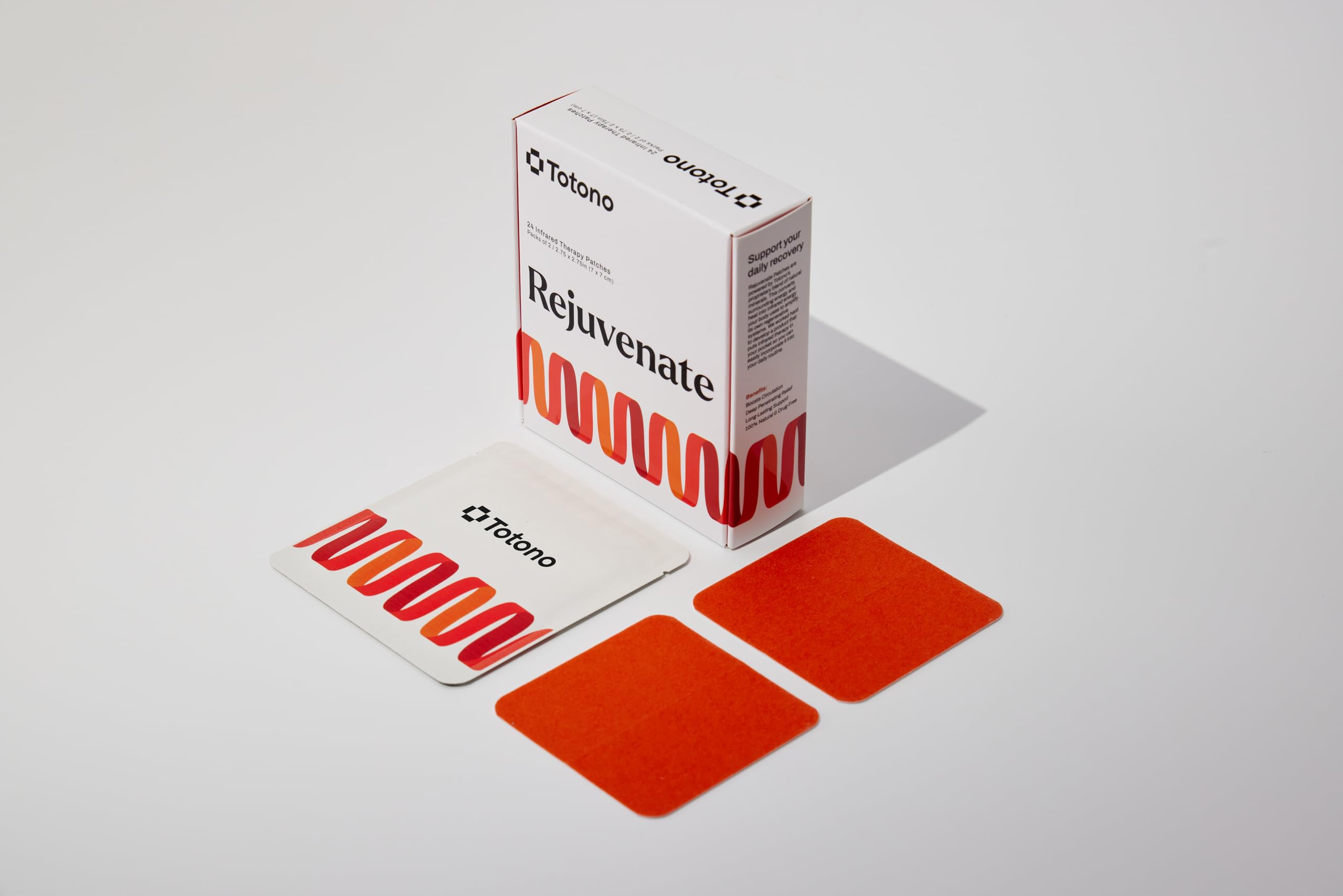 Totono Infrared Therapy Patches – 24 Far‑Infrared Bioceramic Patches (24 Pack) – Drug-Free, Portable, Essential Oil‑Infused for Muscles & Joints TotonoAu supplements