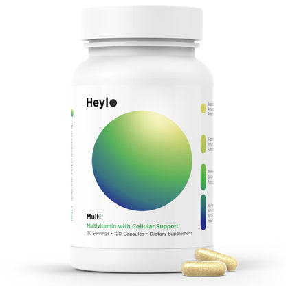 Heylo Multi+ Advanced Multivitamin Supplement – Boosts Energy, Enhances Immune Support, Provides Antioxidant Protection, Promotes Detoxification Heylo HealthUS supplements