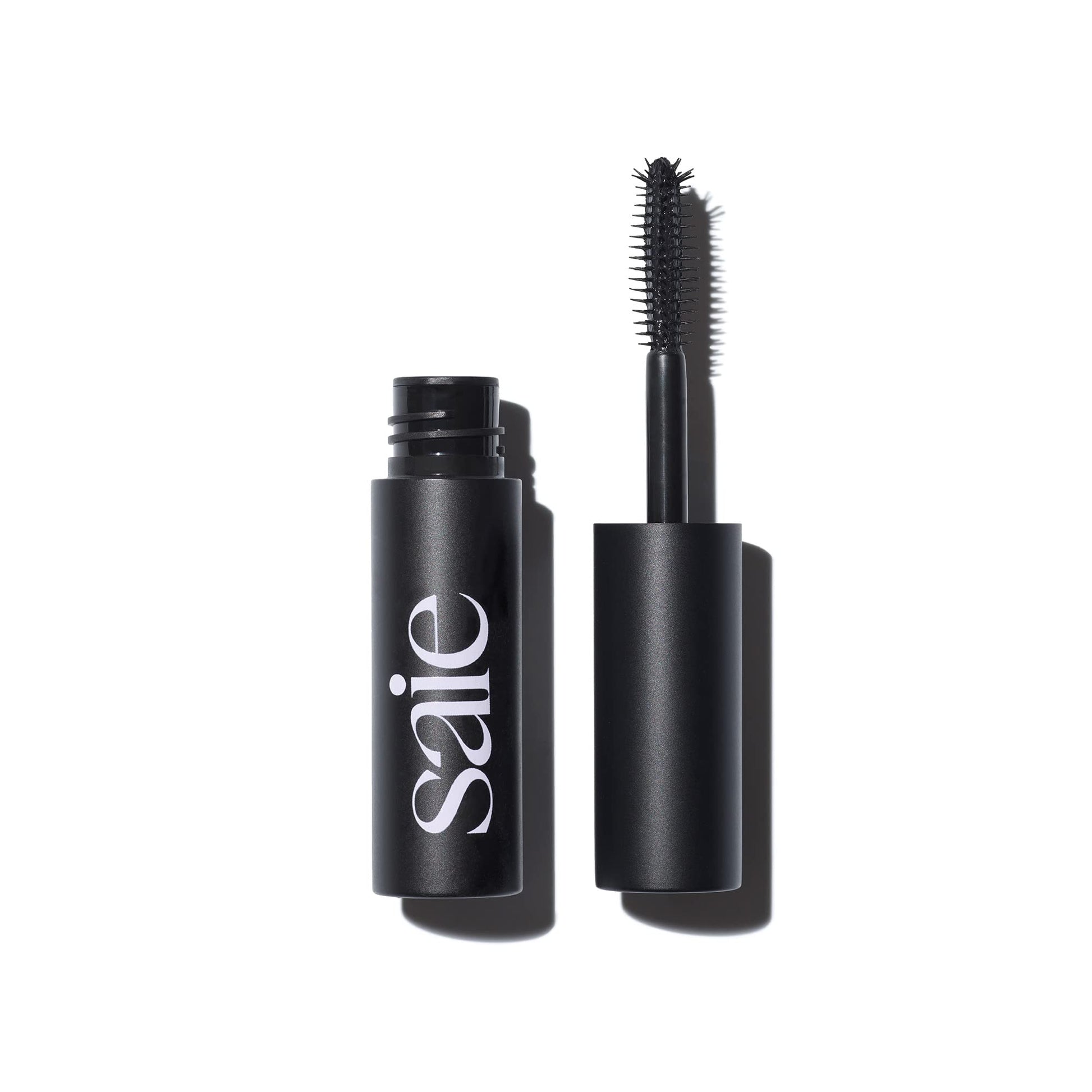 Saie Mini Mascara 101 - Lash Lengthening Mascara for Thick, Bold, Lifted Lashes - Buildable Eye Makeup Formulated to Strengthen and Condition with Rich Nutrients - Black (0.17 oz) SaieAu supplements