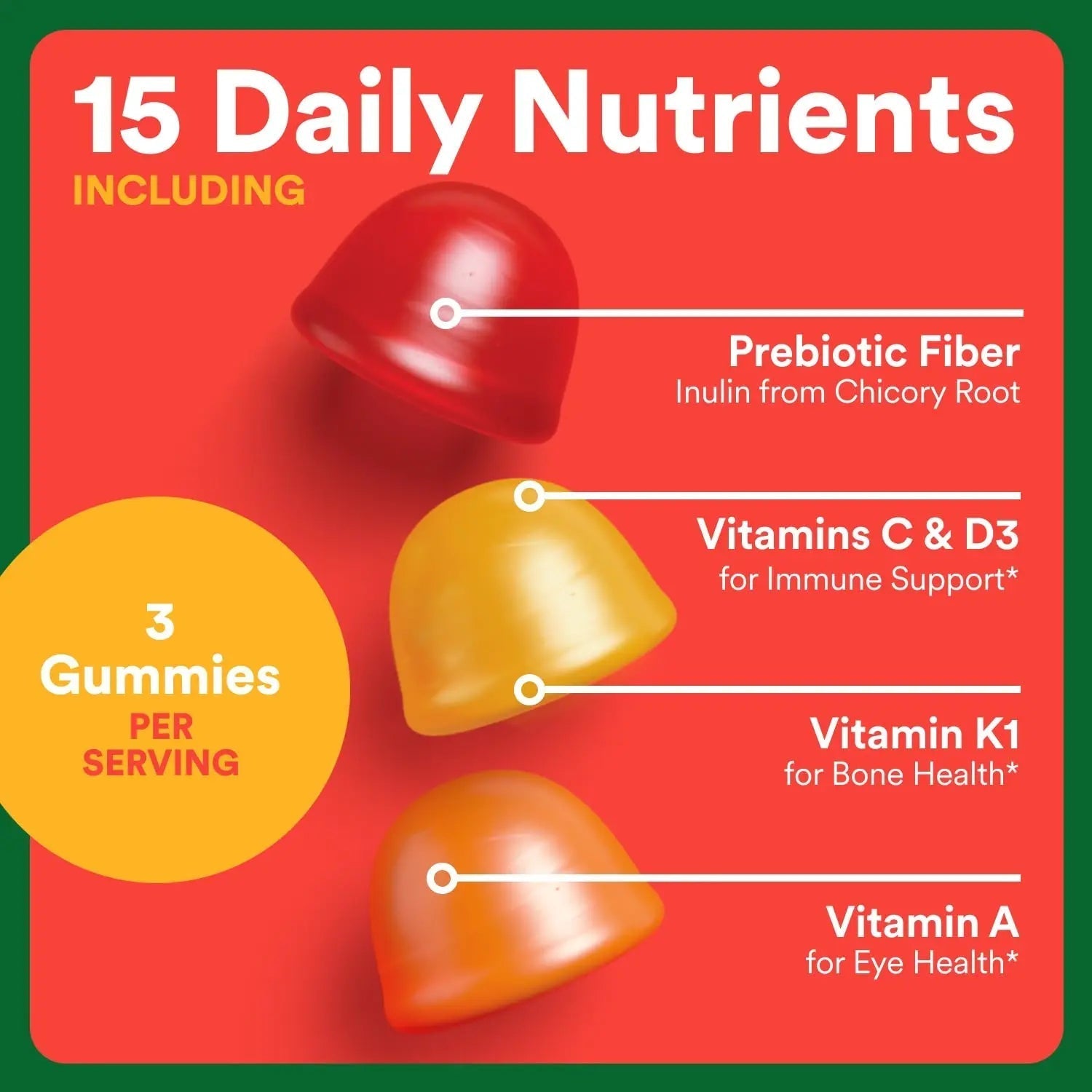 SmartyPants Kids Multivitamin & Fiber Gummies: Prebiotic Fiber to Support Kids Digestion with Vitamin D3, C, Vitamin B12, B6, A, Zinc SmartyPantsAu supplements