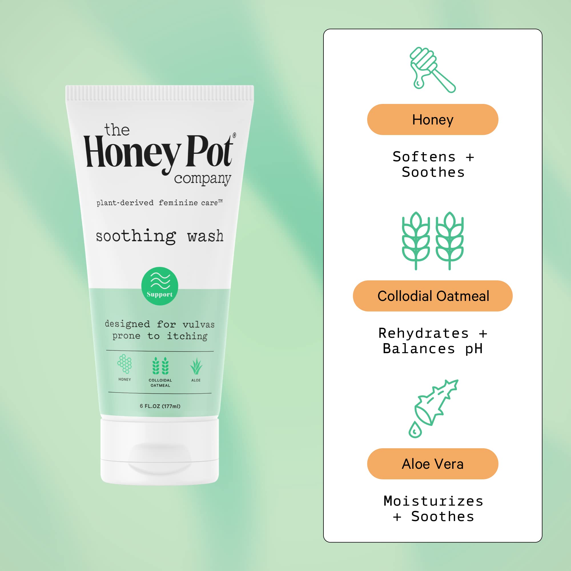The Honey Pot Company - Anti-Itch Soothing Colloidal Oatmeal Wash - Plant Derived Feminine Care The Honey Pot CompanyAu supplements