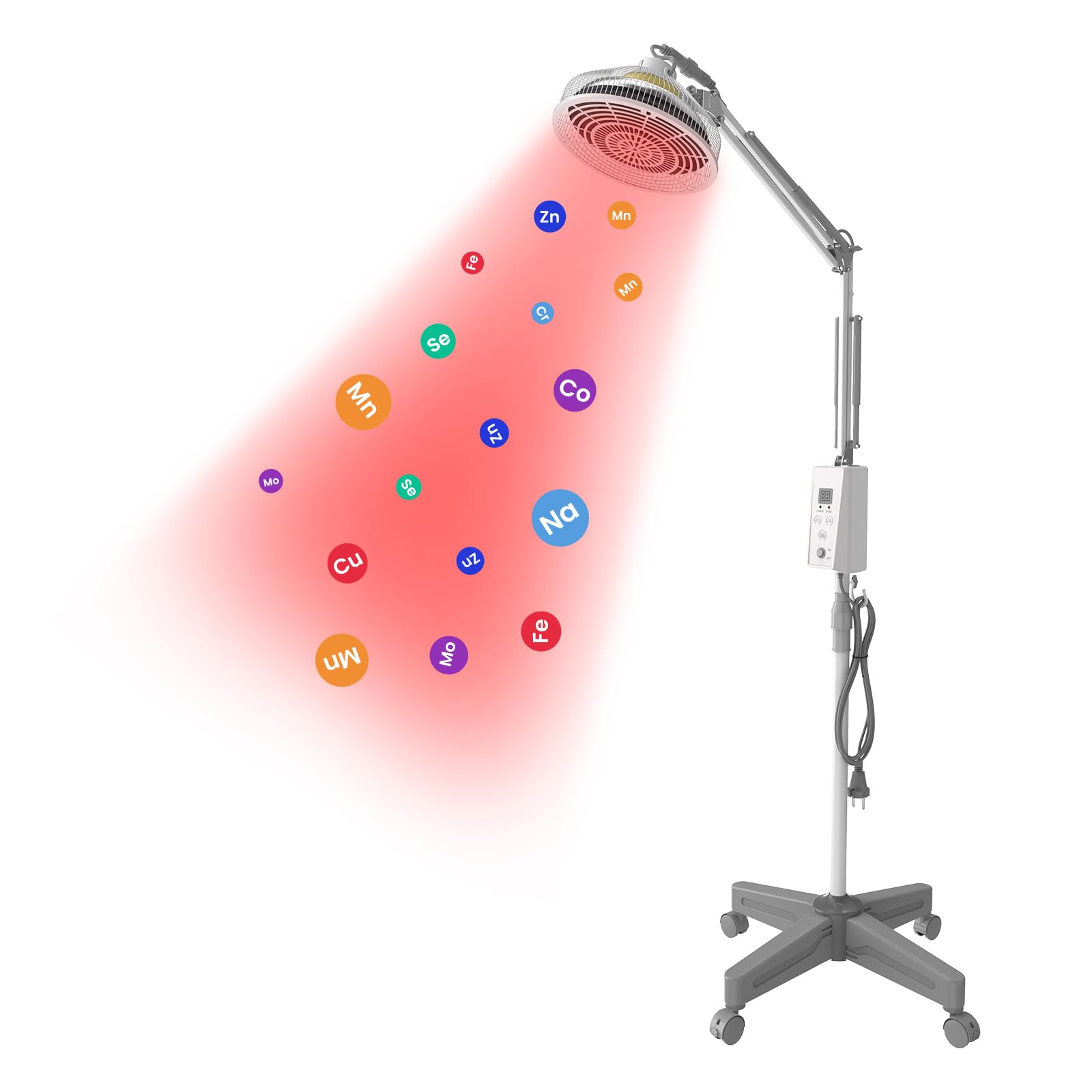 TDP and Infrared Red Light Therapy with Base, 2 in 1 Infrared Heat Lamp Device with 275W Bulb YUNCHIAu supplements