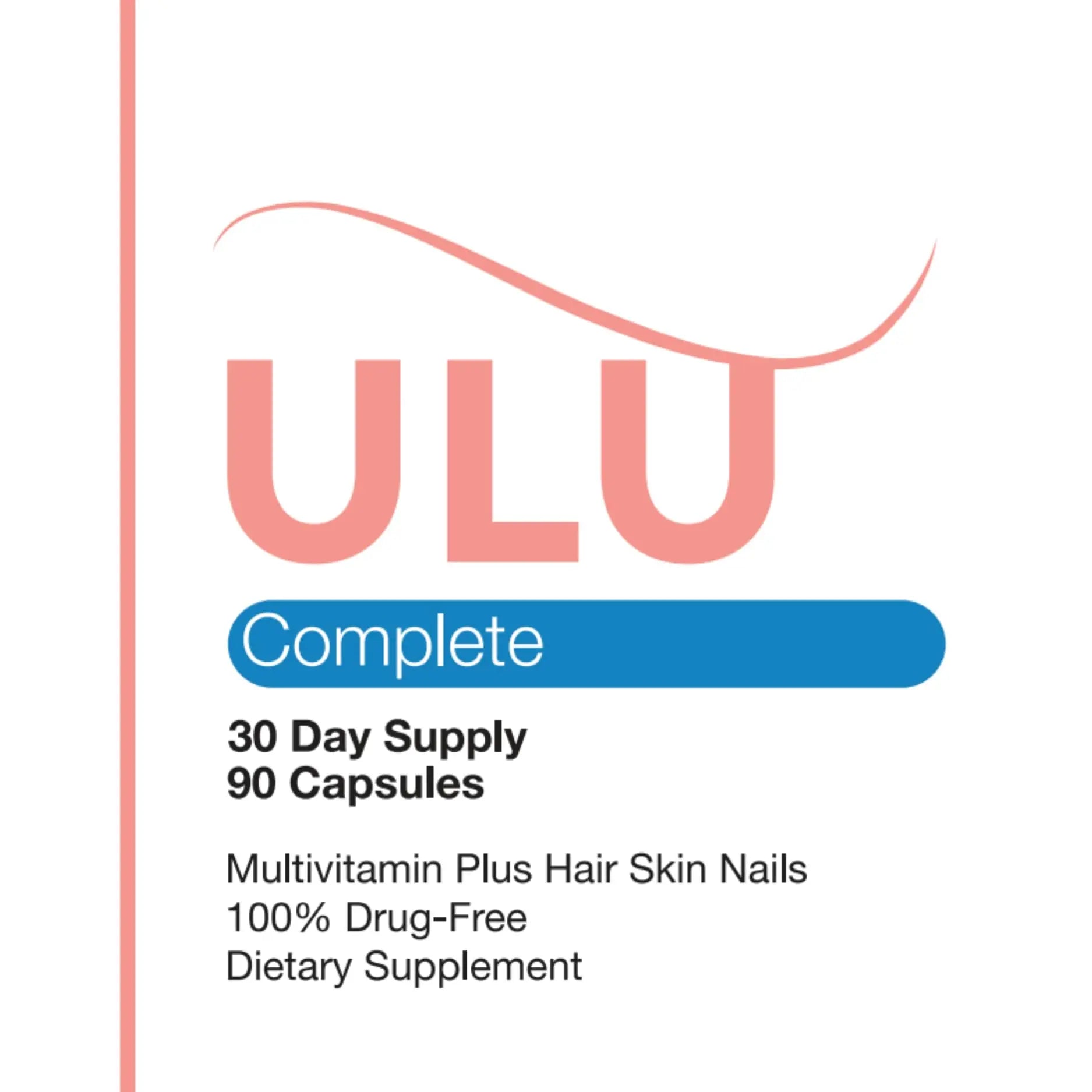 ULULIFE Complete Multivitamin for Men & Women: All-Natural & Cruelty Free with Biotin, Collagen, Keratin, & More - Promotes Hair Growth & Thickness ULULIFEAu supplements