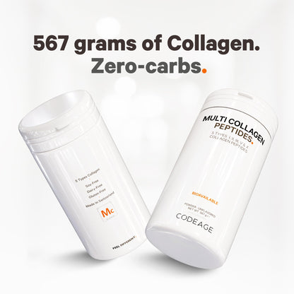 Codeage Multi Collagen Protein Powder Peptides, 2-Month Supply, Hydrolyzed, Type I, II, III, V, X Grass Fed CodeageUS supplements