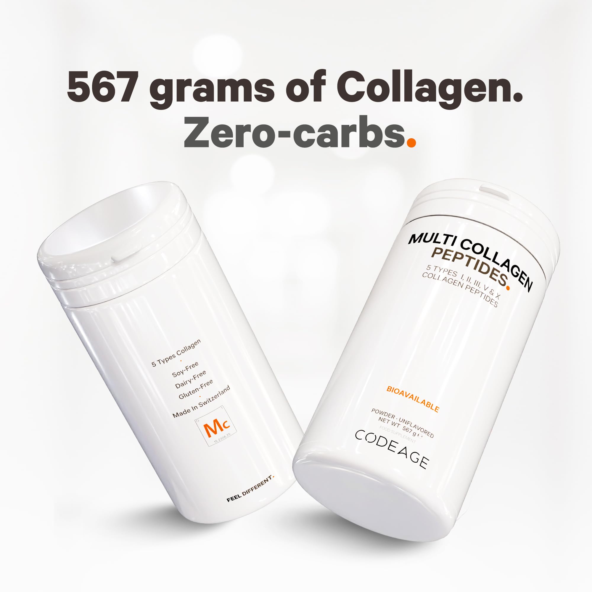 Codeage Multi Collagen Protein Powder Peptides, 2-Month Supply, Hydrolyzed, Type I, II, III, V, X Grass Fed CodeageAu supplements