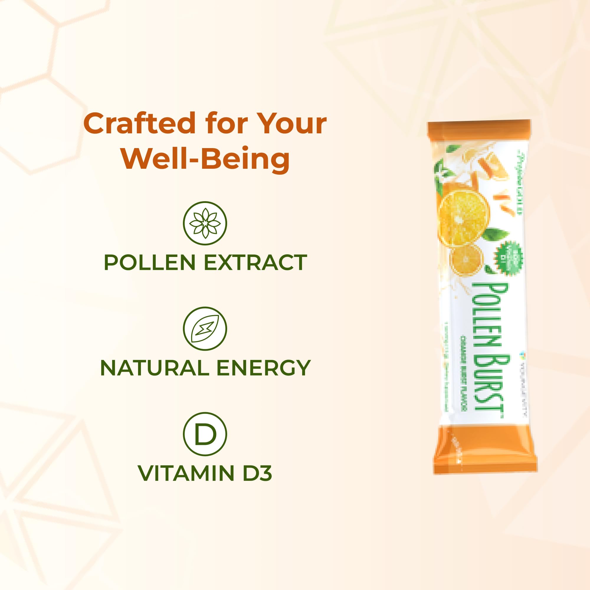 Youngevity ProJoba Pollen Burst™ - Clean Natural Energy Supplement w/Green Tea, Pollen Extract, GliSODin® - Increase Focus, Brain Boost, Endurance, Mental Clarity (30 Sticks) YoungevityAu supplements