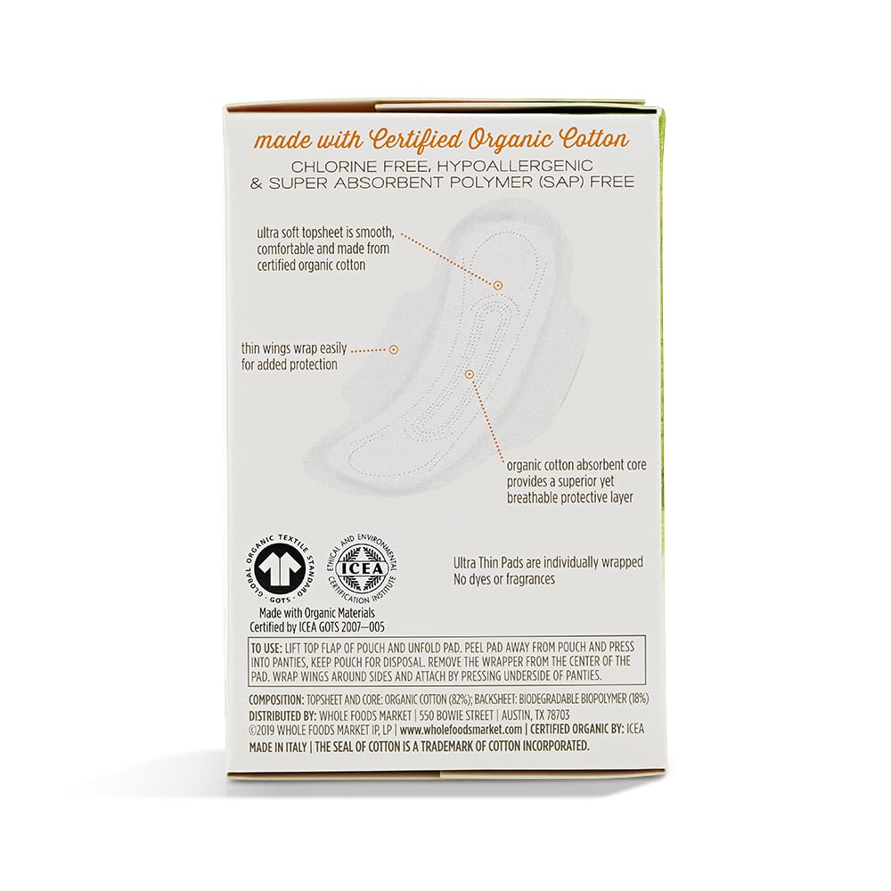 Azalea, Organic Cotton Pads, Regular, 10 ct 365 by Whole Foods MarketAu supplements