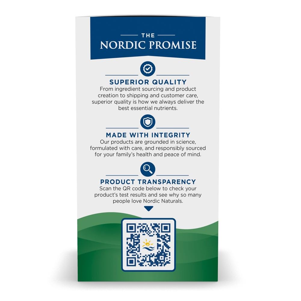 Nordic Naturals Mood Support Omega Blend - Unflavored - 60 Soft Gels - 1400 mg Omega-3 Supplement with EPA & DHA - Promotes Balanced Mood and Serenity - Non-GMO - 30 Servings Nordic NaturalsAu supplements