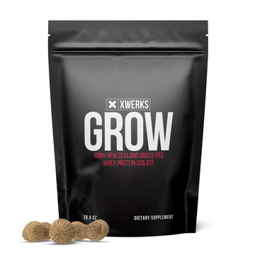 Xwerks Grow 100% New Zealand Grass-Fed Whey Protein - 25g of Pure Isolate Protein XwerksUS supplements