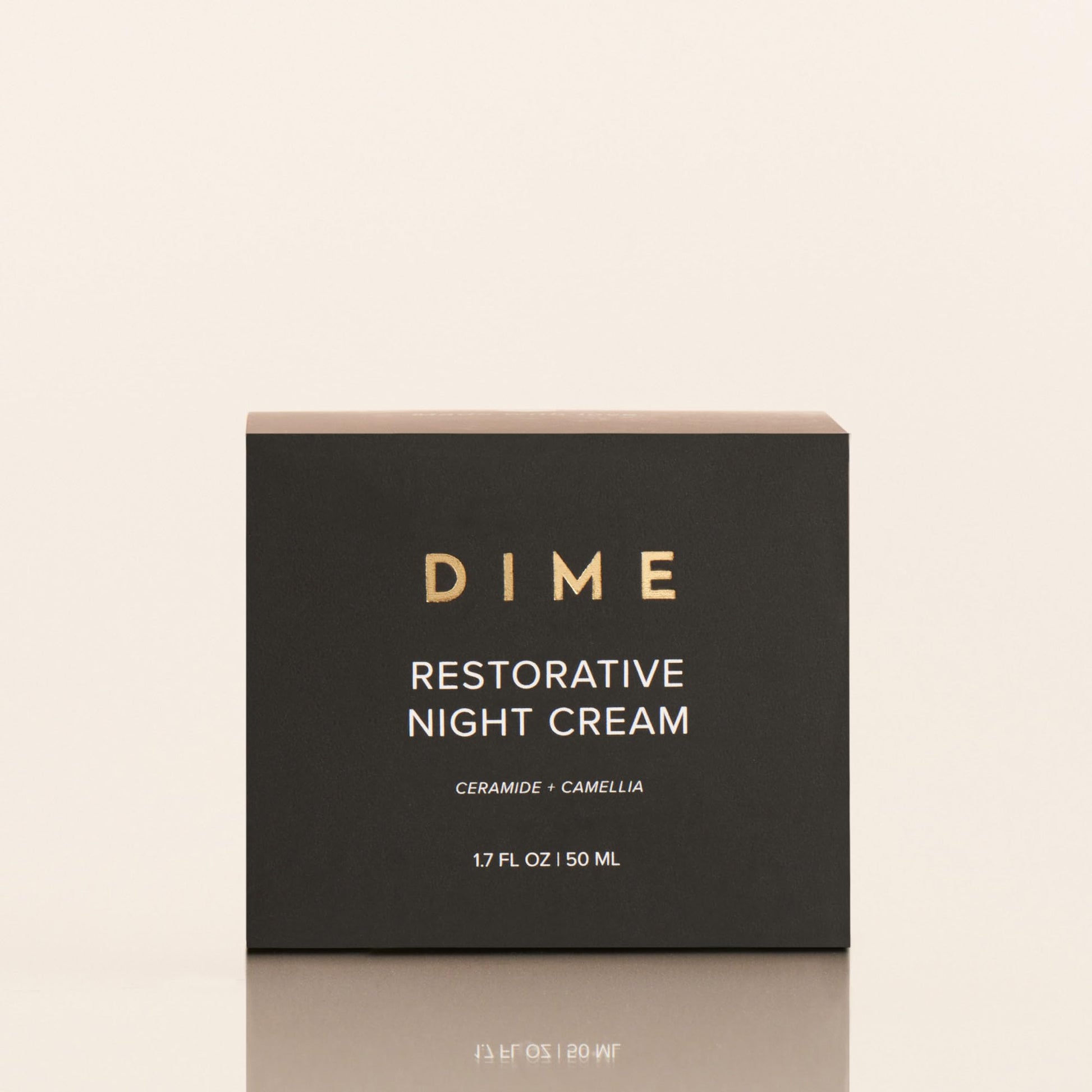 DIME Beauty Restorative Night Cream, Facial Moisturizer with Ceramides and Sea Buckthorn, 1.7 oz / 50 ml in Pump DIMEAu supplements