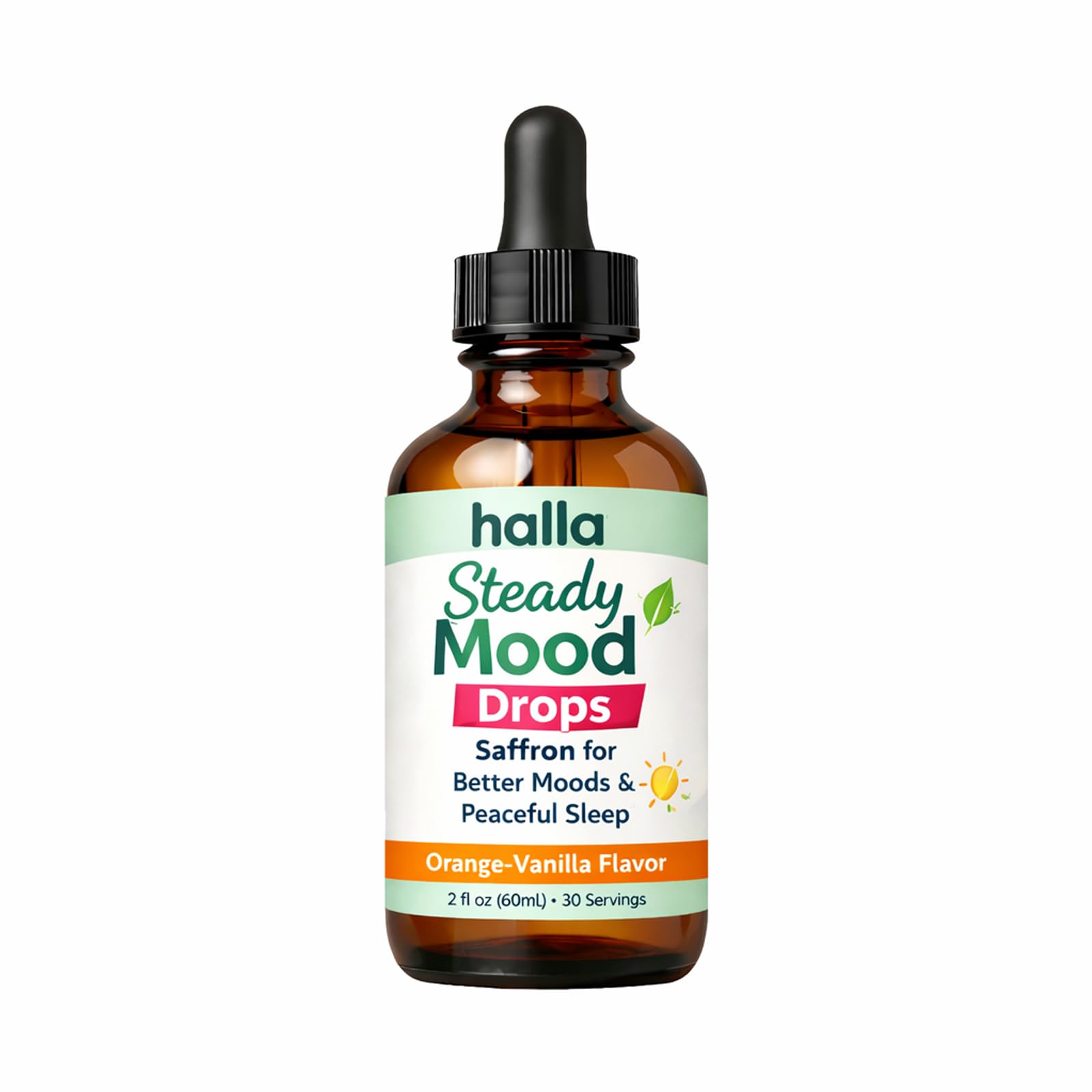ReviveNerve Halla Steady Mood Drops, with Pine Bark Extract, Orange-Vanilla Flavor - Promotes Mood, Focus, Attention & Sleep Support - Liquid Drops(1pcs) ReviveNerveAu supplements