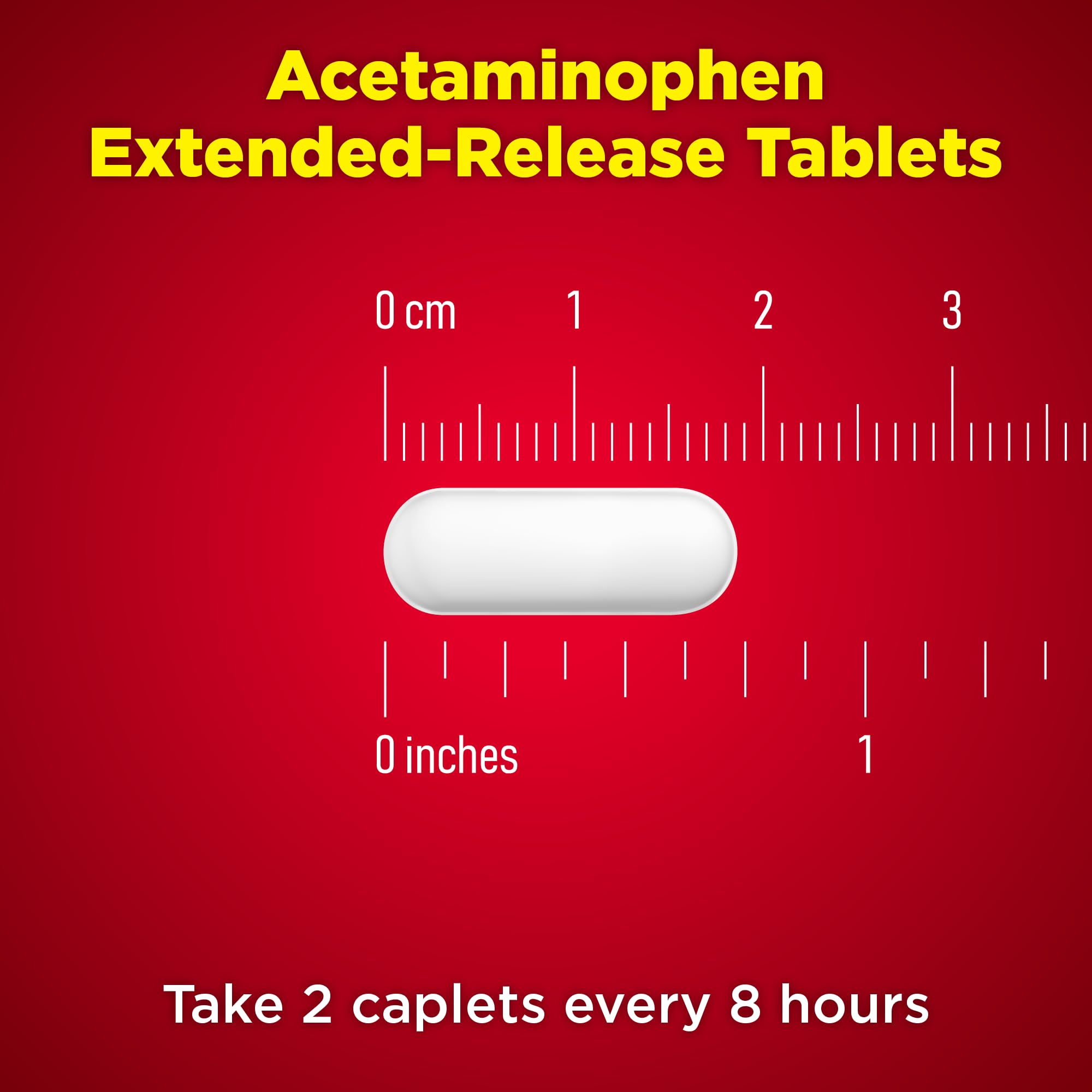 Amazon Basic Care Acetaminophen Extended-Release Tablets, 650 mg, Pain Reliever, Fever Reducer, Arthritis Pain, Headache, Backache, Menstrual Pain, 400 Count Amazon Basic CareAu supplements