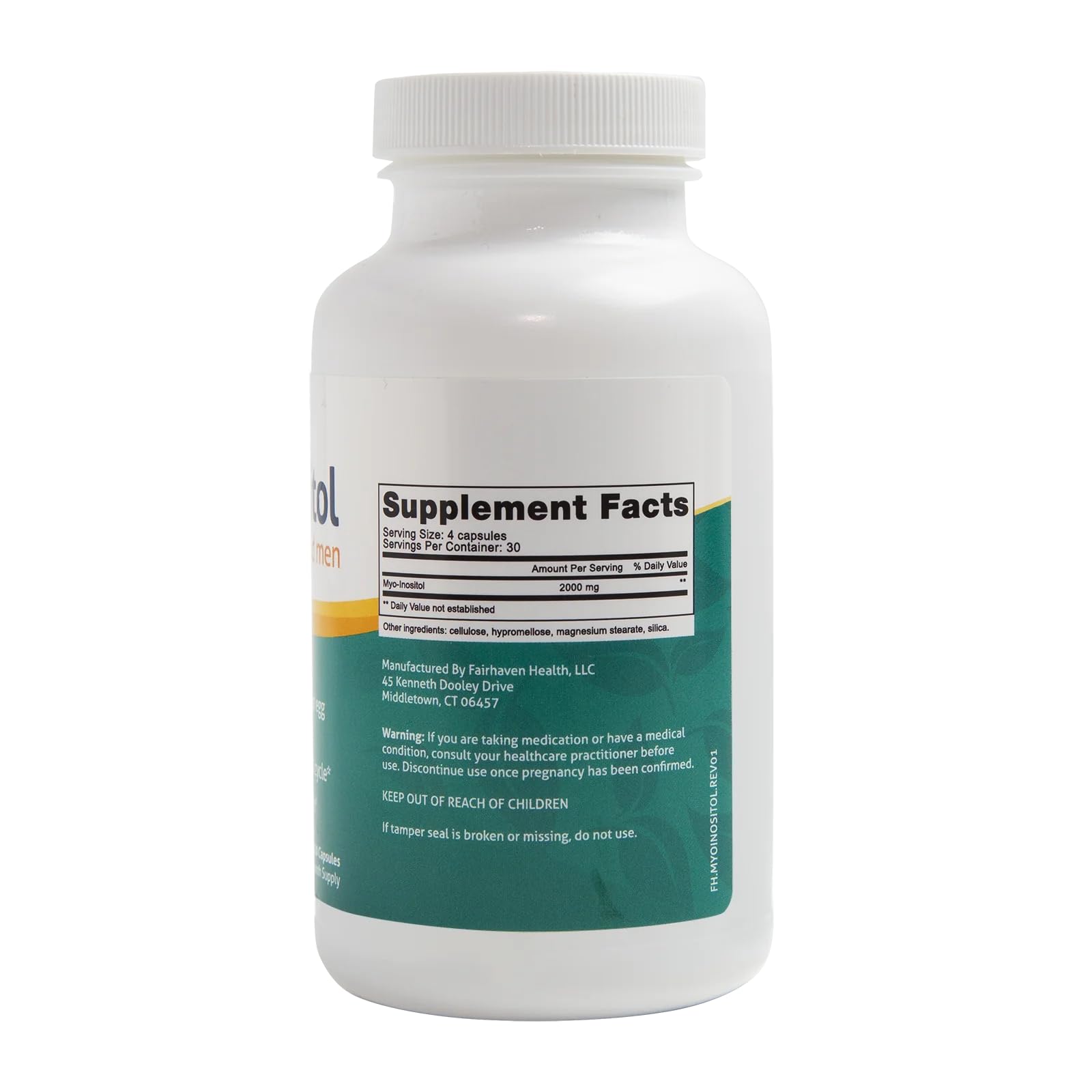 Fairhaven Health Myo-Inositol Supplement 2000mg | Male and Female Fertility Supplement Fairhaven HealthUS supplements