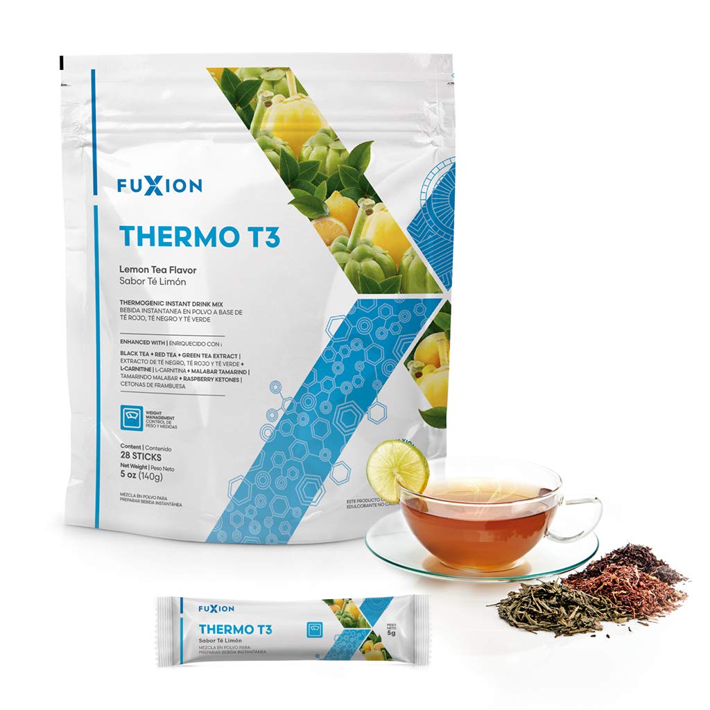 FuXion Thermo T3,Delicious Lemon Tea Flavor(Thermo TT3, 28 Sachets) CHNLMLAu supplements