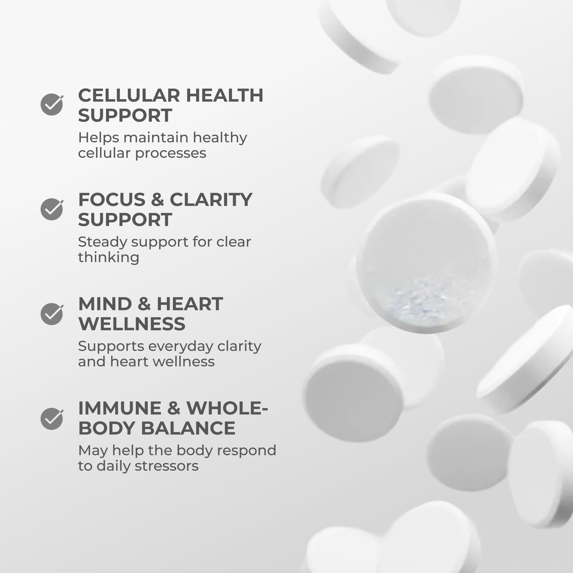 Neurogan NMN Supplement Tablets – Nicotinamide Adenine Dinucleotide Precursor for Cellular Energy & Brain Focus Support – 500 mg High-Potency Nicotinamide Mononucleotide per Serving, 300 Count NeuroganAu supplements