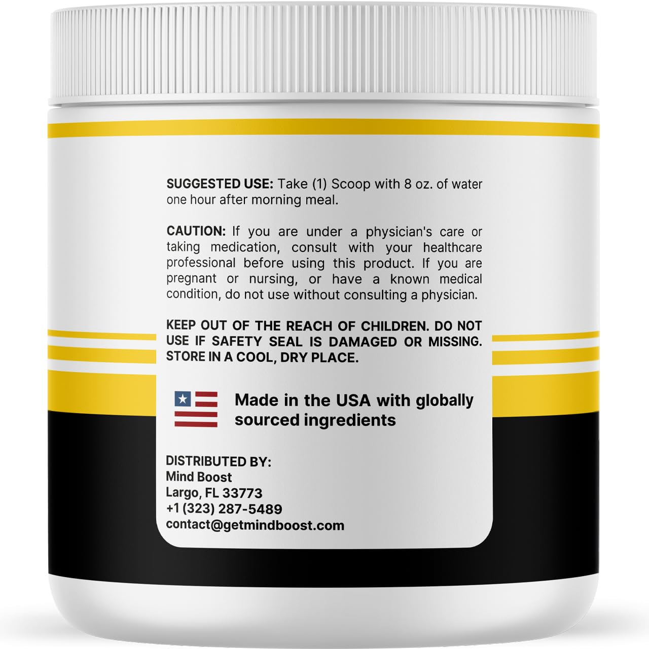 MindBoost Powder - Official Mind Boost Day Supplement, Advanced Nootropic, Premium Formula, Natural Vitamins for Wellness - 1 Bottle for 1 Month VIVALISAu supplements
