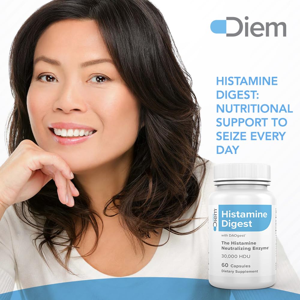 Omne Diem Histamine Digest DAO 30,000 HDU - 60 Caps - Histamine Neutralizing Omne DiemUS supplements