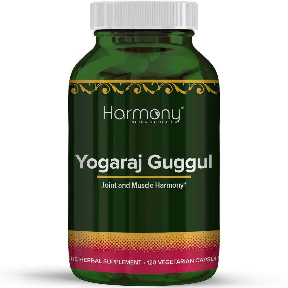 Harmony Nutraceuticals Yogaraj Guggulu - Organic - 120 Capsules - Ayurvedic Herbs for Pain in The Muscles, Nerves & Joints Harmony NutraceuticalsAu supplements