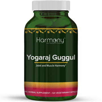 Harmony Nutraceuticals Yogaraj Guggulu - Organic - 120 Capsules - Ayurvedic Herbs for Pain in The Muscles, Nerves & Joints Harmony NutraceuticalsAu supplements
