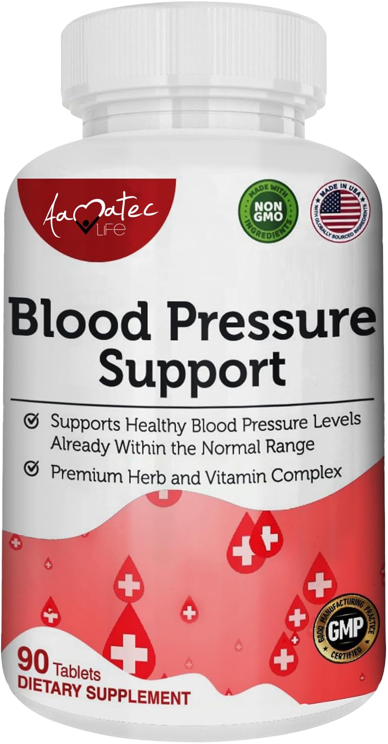 AAMATEC LIFE Blood Pressure Support Supplement 90 Capsules AAMATEC LIFEAu supplements