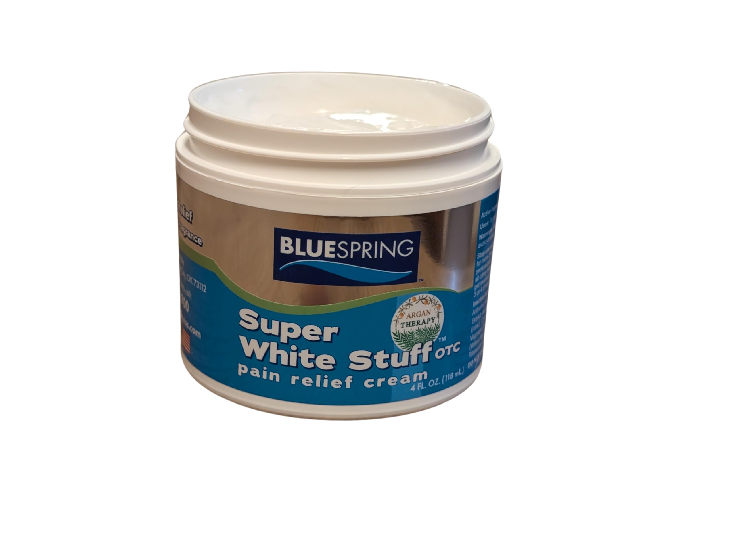 Back Pain Relief Cream with Emu Oil - Super White Stuff Natural Pain Reliever -Topical Cream for Muscle and Joint Pain Relief - Experience Sore Muscle Relief in 5 Minutes - 4 oz Emu TherapyAu supplements