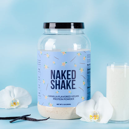 NAKED nutrition Naked Shake - Vanilla Protein Powder - Plant Based Protein Shake NAKEDUS supplements