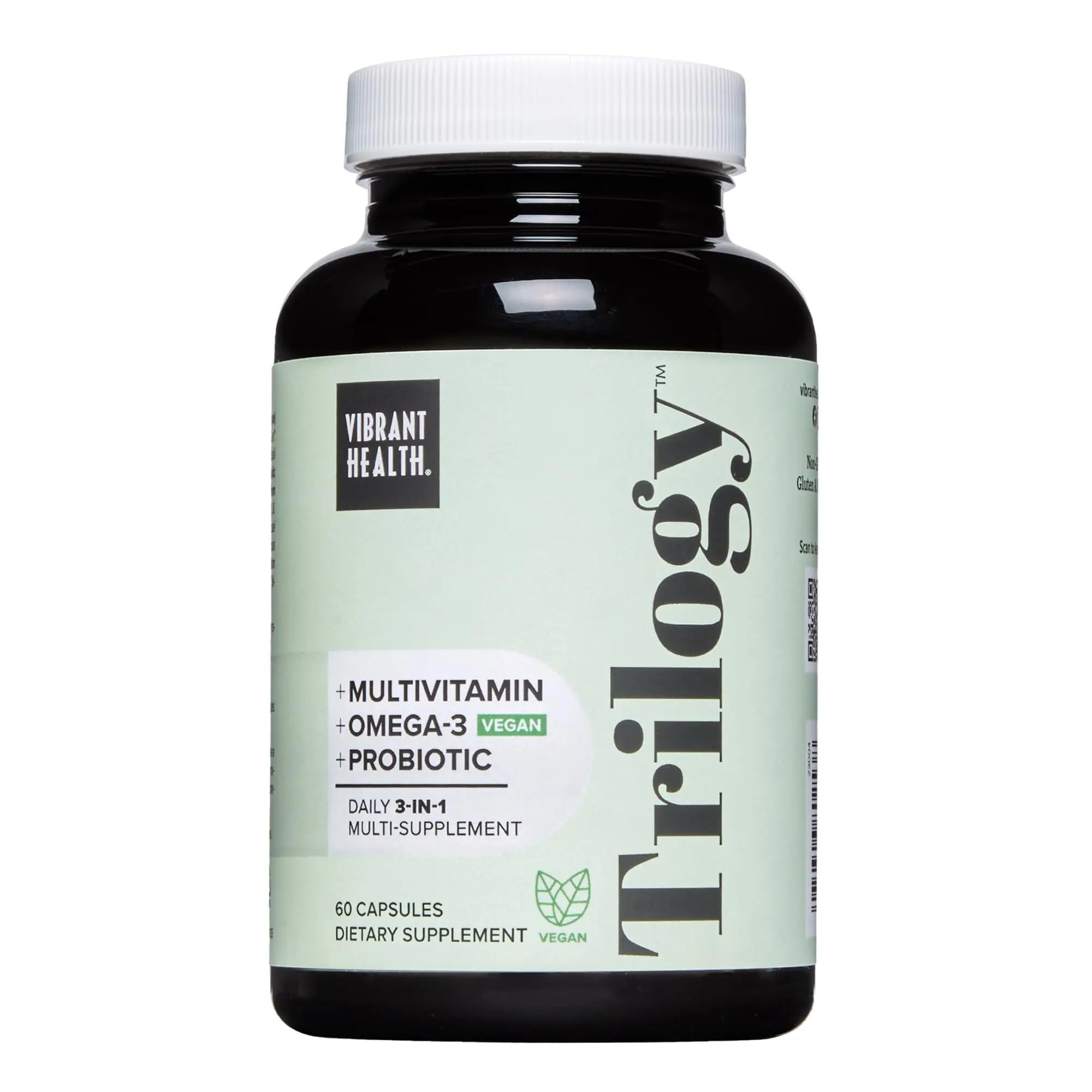 Vibrant Health, Trilogy Vegan, Probiotic Multivitamin with an Essential Blend of Omega-3 from Vegan Algal Oil, Vitamin A, B12, C, D3, E Vibrant HealthAu supplements