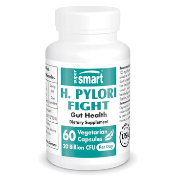 Supersmart - H. Pylori Fight Natural Treatment 20 Billion CFU per Day (Probiotic Lactobac SupersmartUS supplements