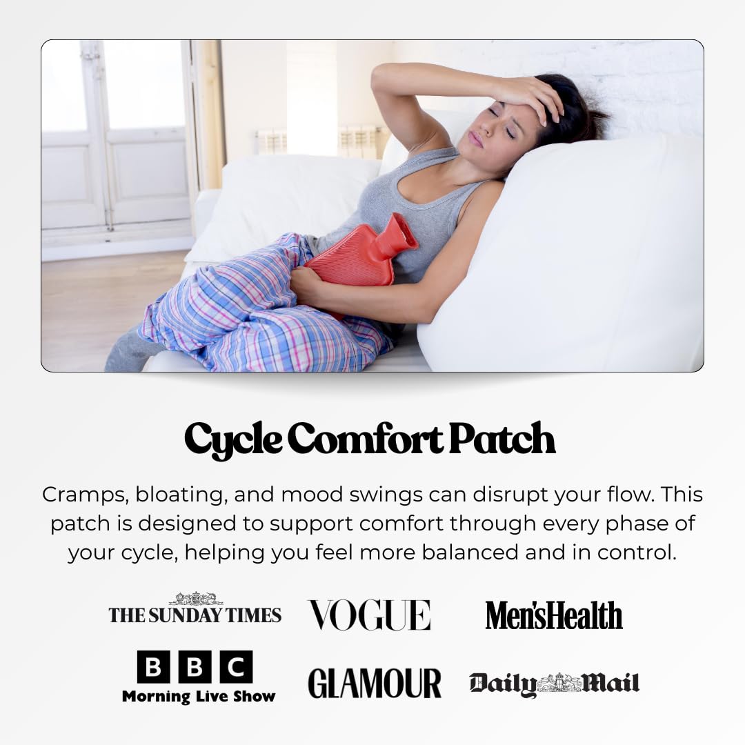 The Patch Collection® – Period Pain Relief Patch | Menthol, Turmeric, Valerian Root, Green Tea, Pomegranate Oil (Pack of 12) The Patch CollectionAu supplements