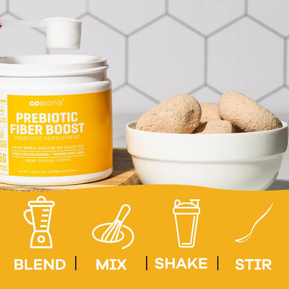 GOBIOTIX Prebiotic Fiber Powder Supplement - Supports Digestive Health & Regularity GOBIOTIXUS supplements