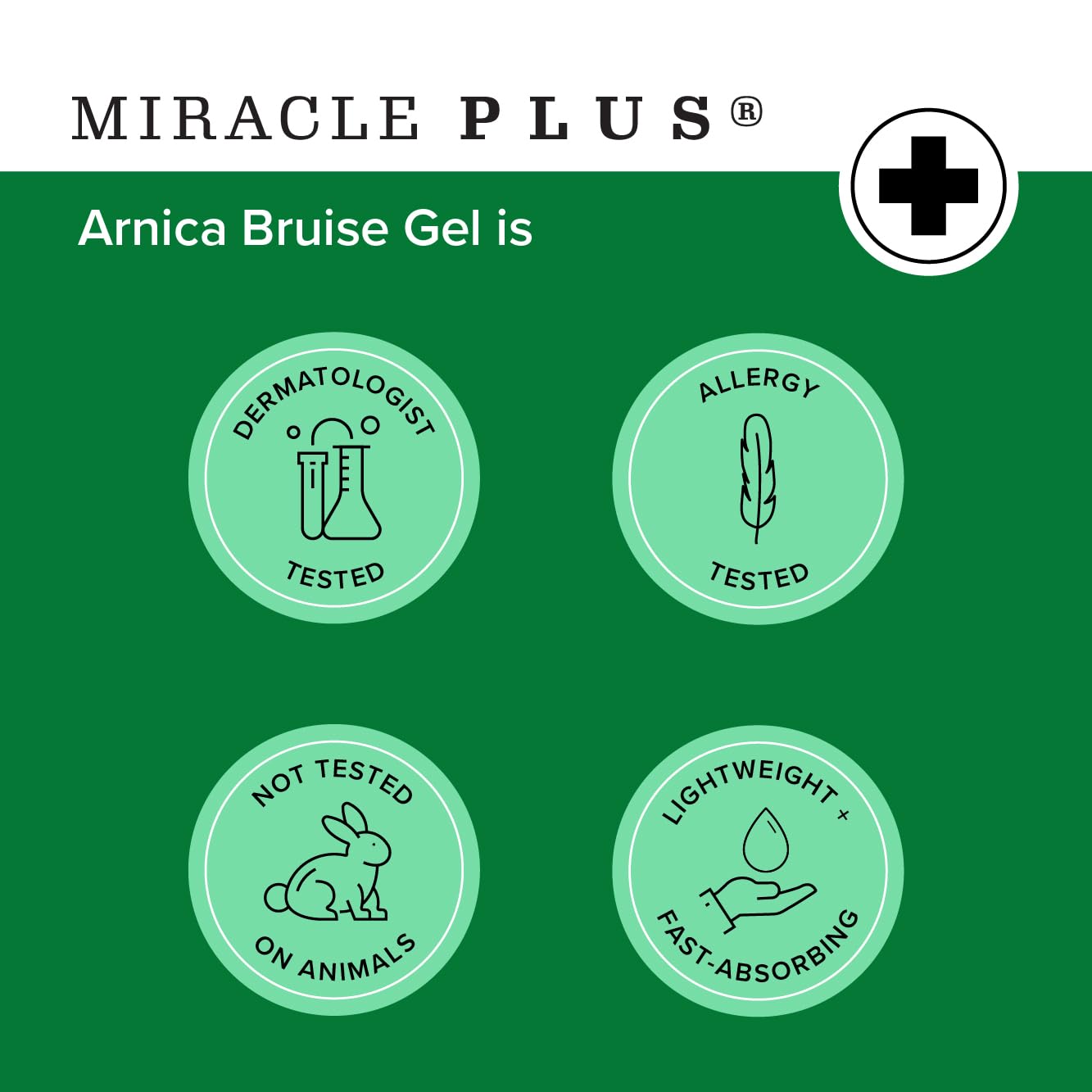Miracle Plus Arnica Bruise Relief Gel + Magnesium Leg Relief Cream Bundle Miracle PlusAu supplements
