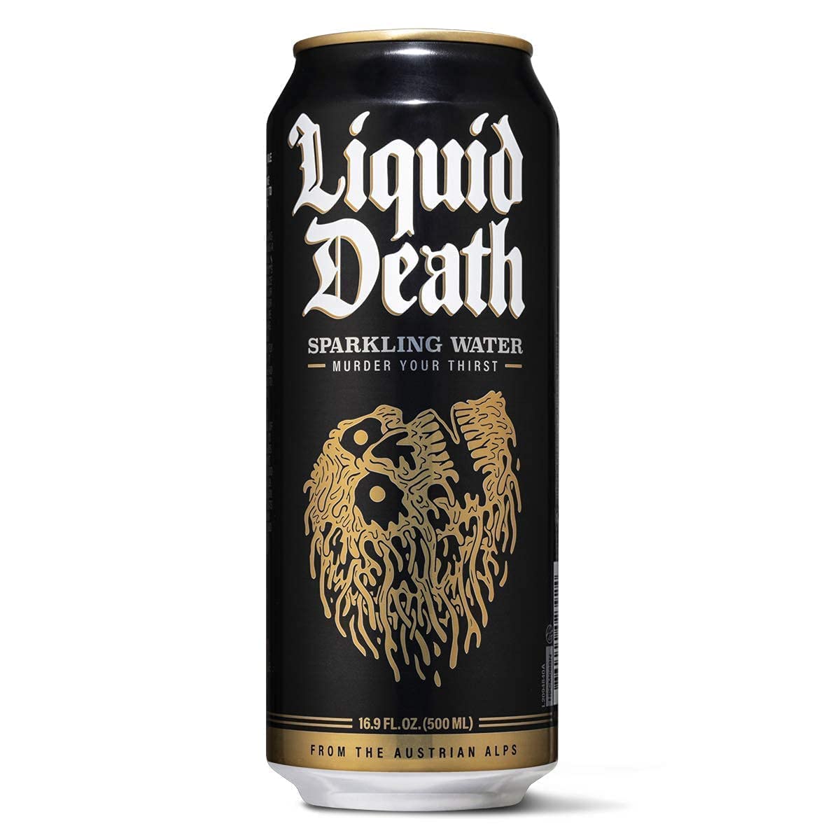 Liquid Death Sparkling Mountain Water, 16.9 oz Tallboys (12-Pack) Liquid DeathUS supplements
