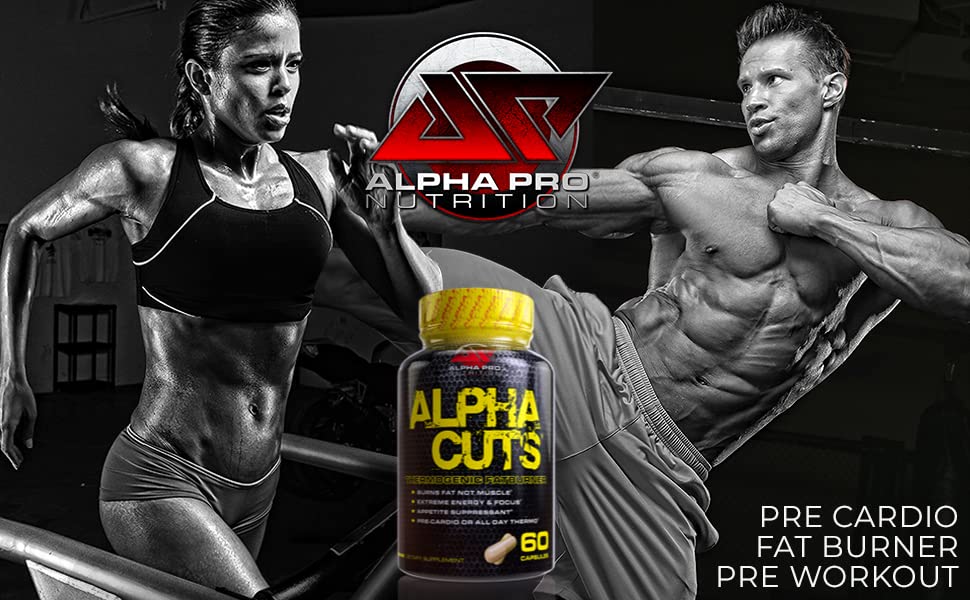 ALPHA CUTS Capsules Fat Burner Thermogenic Men Women Pre Cardio Workout Weight Loss ALPHA CUTSAu supplements
