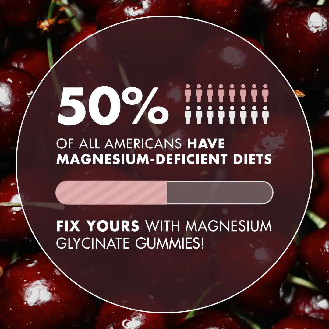 Magnesium Gummies 3in1 - Glycinate, Citrat, Malate 2150 MG High Absorption Supplement, Sugar-Free, Vegan, Chews for Men & Women, Inspired by Wellness Traditions Like Arjuna, 60 Gummies, Cherry Flavor Secret Elementnz supplements