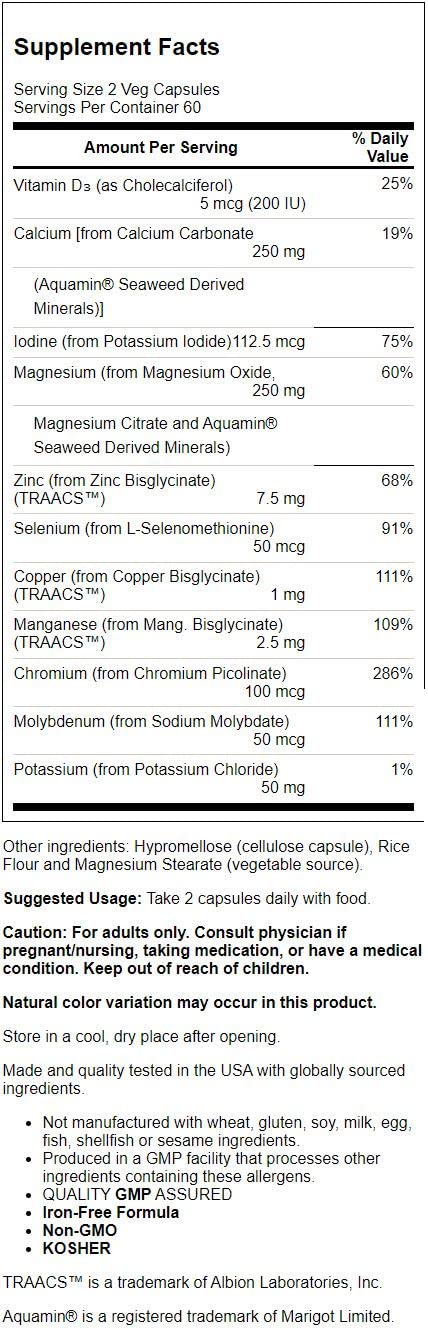 Now Foods, Full Spectrum Mineral CAPS 120 CAPS NOW FoodsAu supplements