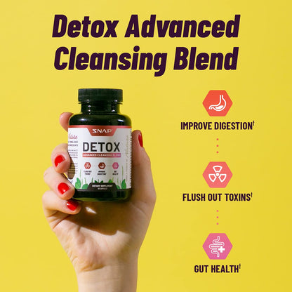 Snap Supplements Detox Cleanse Capsules - Advanced Blend for Full Body Detox & Cleans Snap SupplementsUS supplements