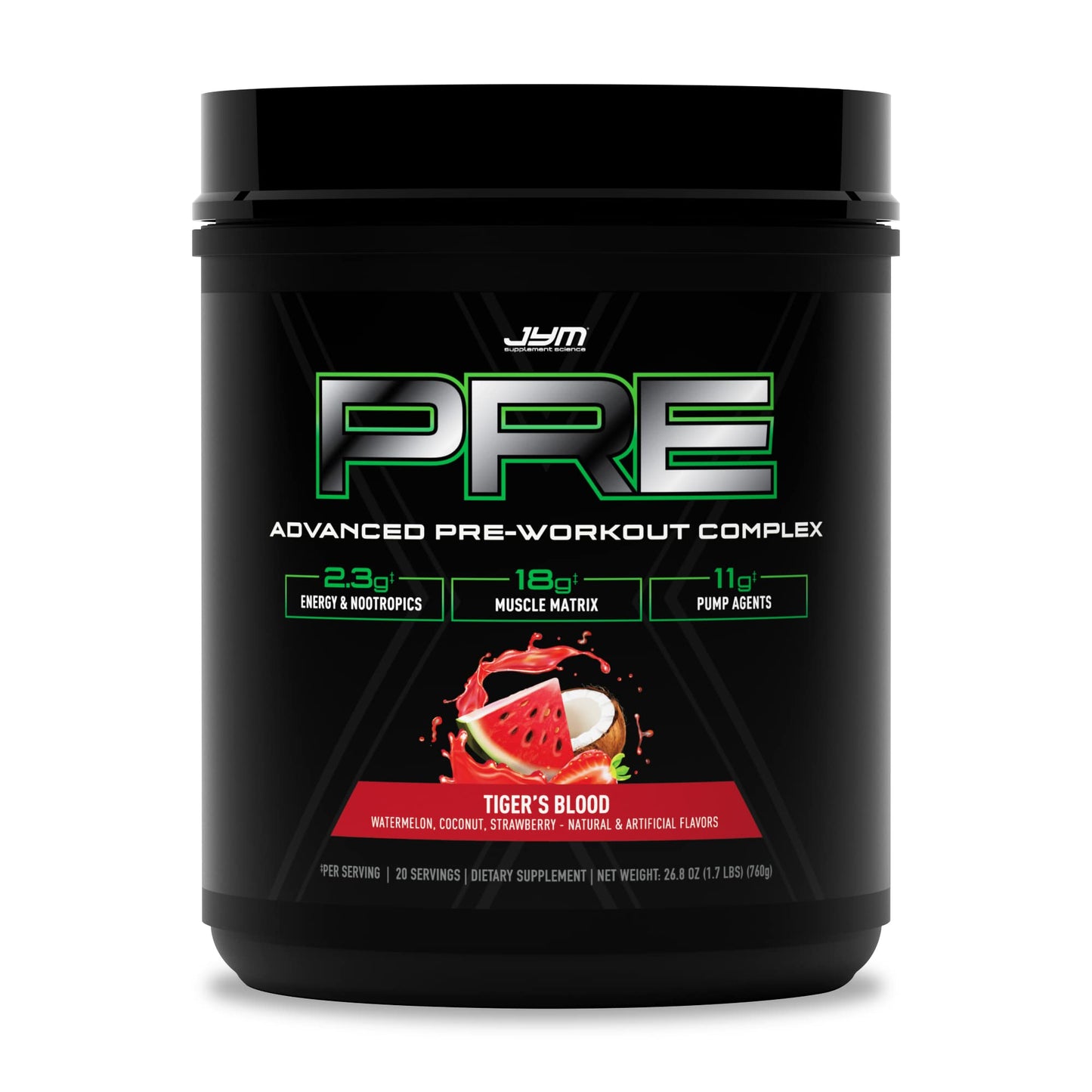 PRE JYM X - Tiger's Blood JYM Supplement ScienceUS supplements