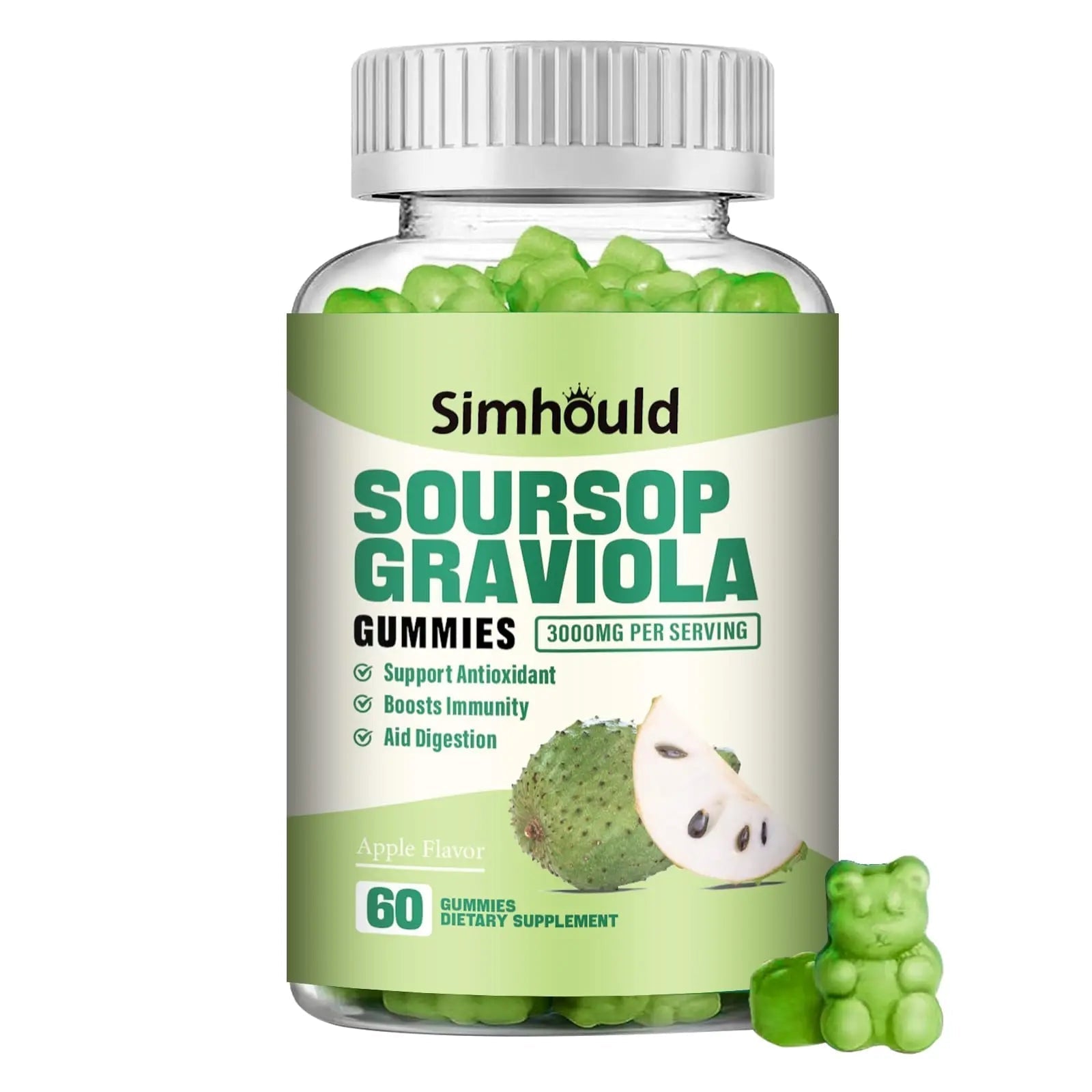 Simhould 1 Pack Soursop Graviola Gummies SimhouldAu supplements