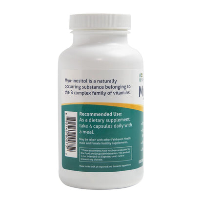 Fairhaven Health Myo-Inositol Supplement 2000mg | Male and Female Fertility Supplement Fairhaven HealthUS supplements