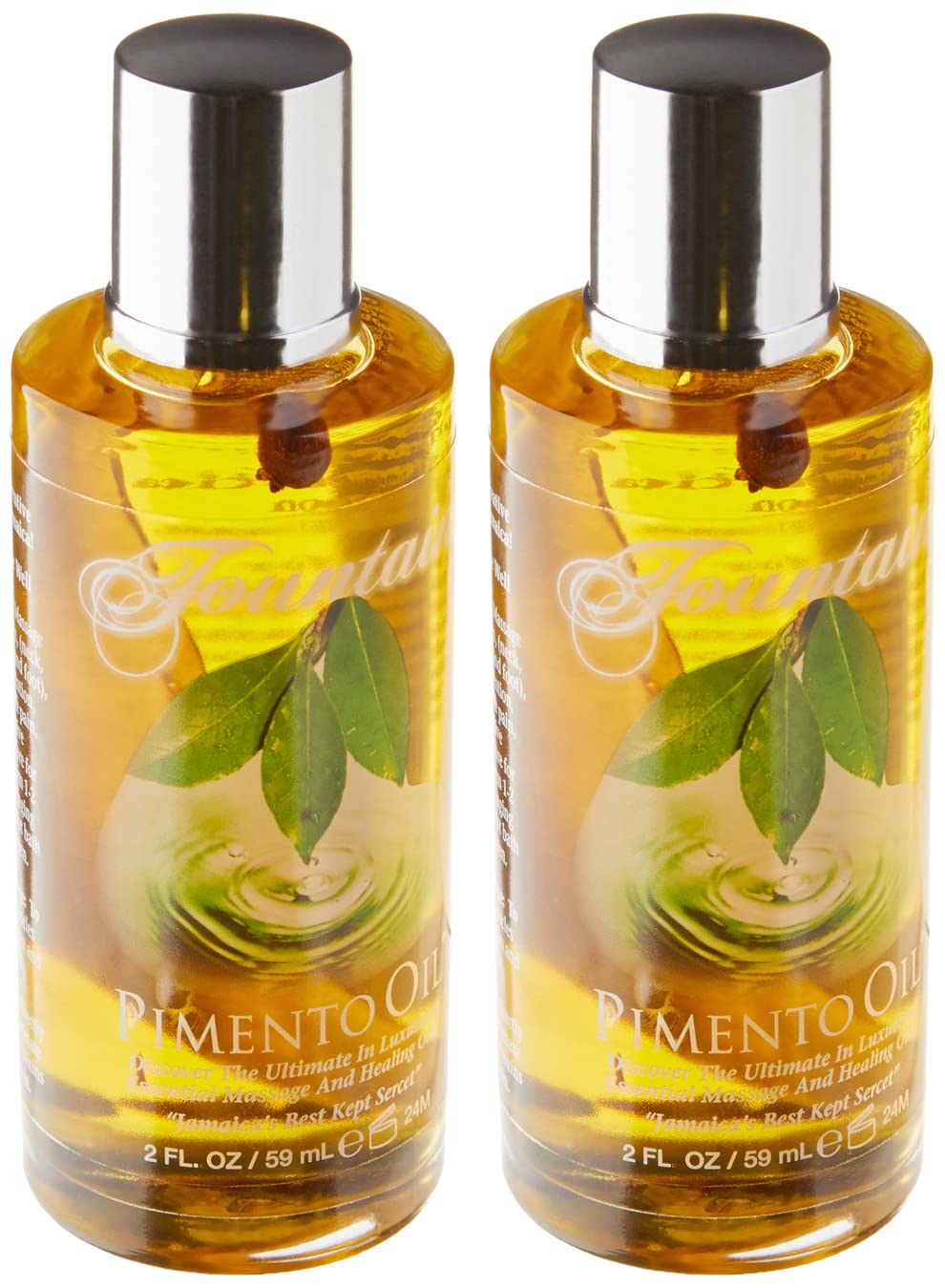 Fountain Pimento Oil for Massage Therapy, Muscle and Joint Deep Tissue Massage, Sore Muscle Balm Massage & Topical Herbal Rub (Pack of 2) FountainAu supplements