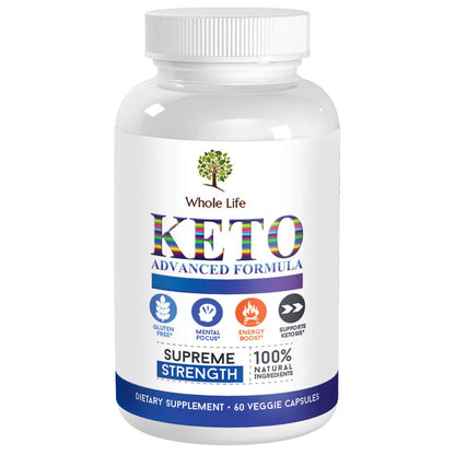 WHOLE LIFE Keto Advanced Formula Diet BHB Pills - Ketogenic All Natural, Support WHOLE LIFEUS supplements