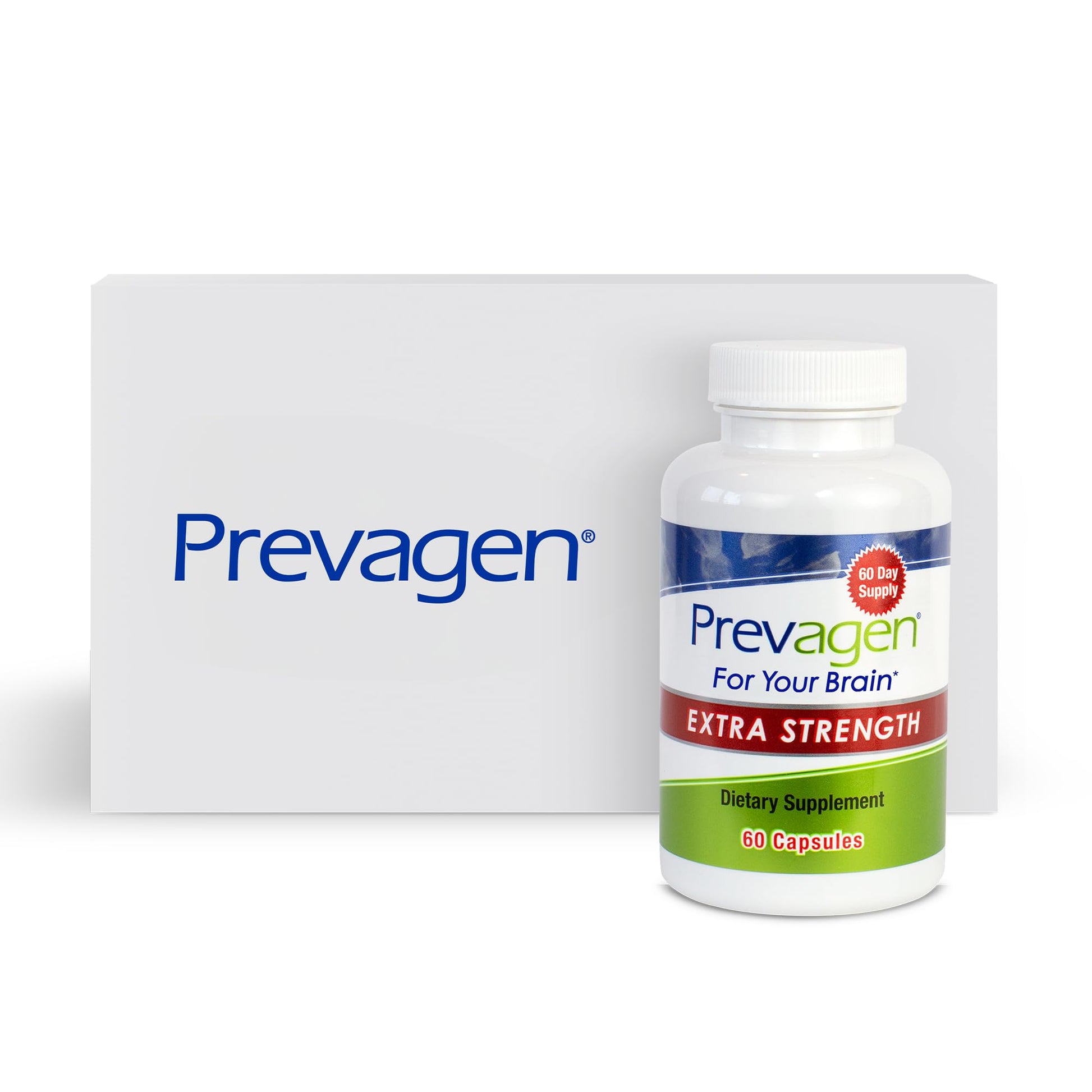 Prevagen Extra Strength - 60 Capsules (2 Month Supply) | Formulated for Your Brain | 20mg of Apoaequorin Plus Vitamin D3 PrevagenAu supplements