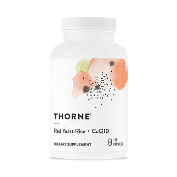 THORNE - Red Yeast Rice + CoQ10 - Maintain Healthy Cholesterol Levels & Supports Cardiovascular Health - Added Antioxidant Support* - Gluten-Free, Dairy-Free - 120 Servings THORNEAu supplements